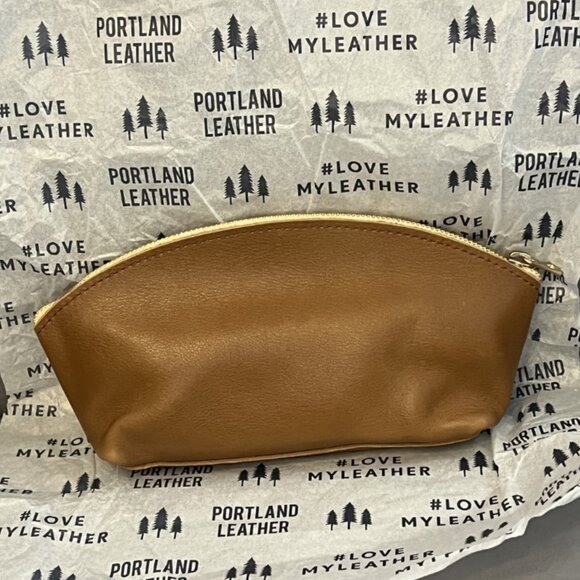 Portland Leather, Crossbody Tote, Dark Brown, w/Eclipse Bag & Keychain - Picture 10 of 15